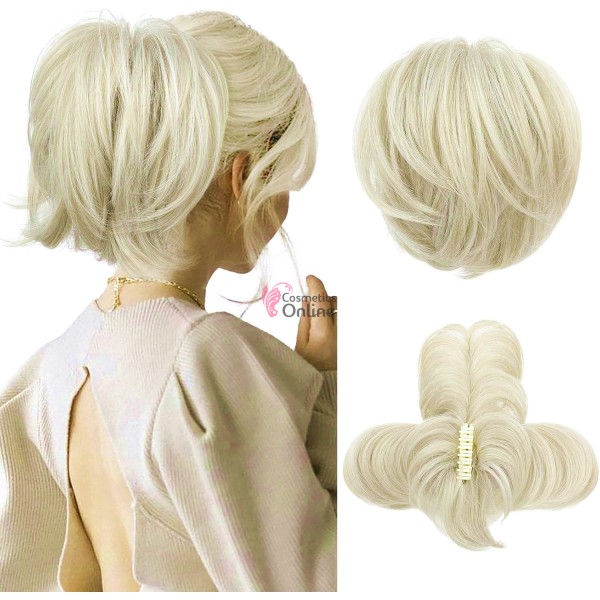 Extensie de par coada cu cleste 25 cm Blond Deschis Cod 0290AB-88#